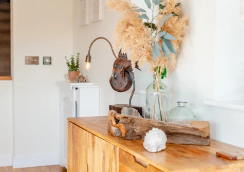 The living room at Beach Haven, Newquay