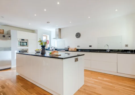 The kitchen at Beach Haven, Newquay