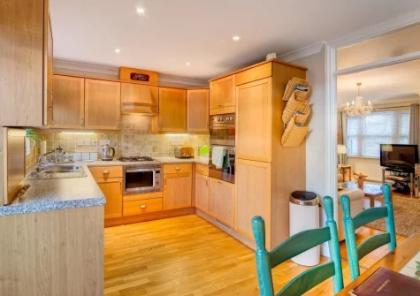 The kitchen at Beach Mews, Torquay