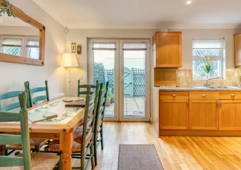 The kitchen & dining area at Beach Mews, Torquay