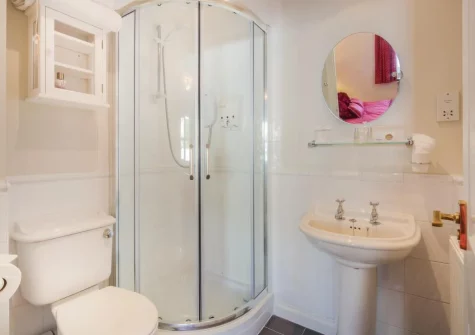 Bedroom #1 en-suite shower room at Beach Mews, Torquay