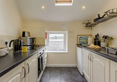 The kitchen at Beach View, Appledore