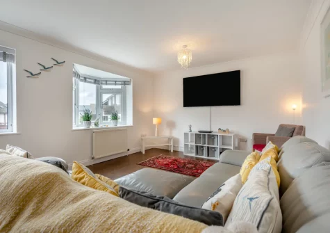 The living room at Beach Walk, Newquay