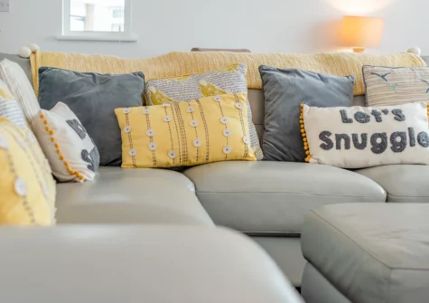 The living room at Beach Walk, Newquay