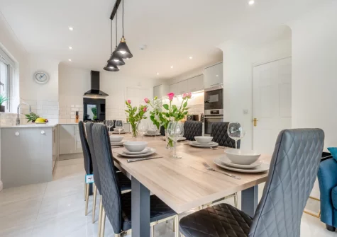 The kitchen & dining area at Beach Walk, Newquay