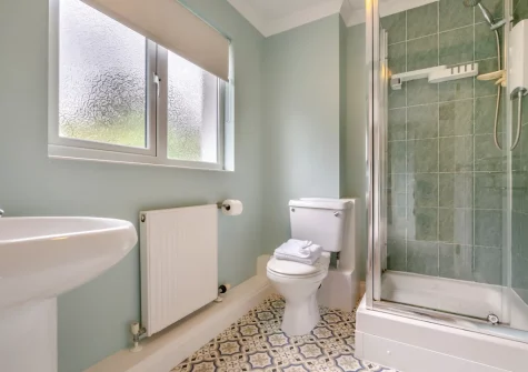 Bedroom #1 en-suite shower room at Beach Walk, Newquay