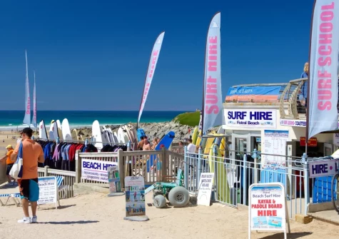 With so many beaches nearby, there's ample opportunities to go paddle boarding, sea kayaking, wave skiing & coasteering