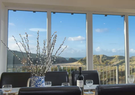 The dining area at Beachcomber, Holywell