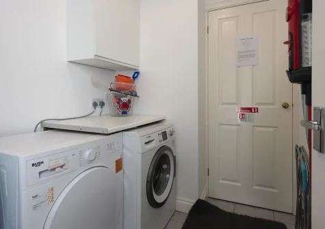 The utility room at Beachside Fistral, Newquay