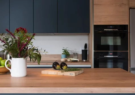 The kitchen at Beachside, Newquay
