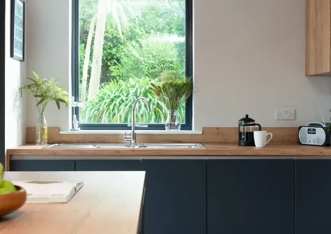 The kitchen at Beachside, Newquay