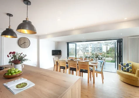 The kitchen & dining area at Beachside, Newquay
