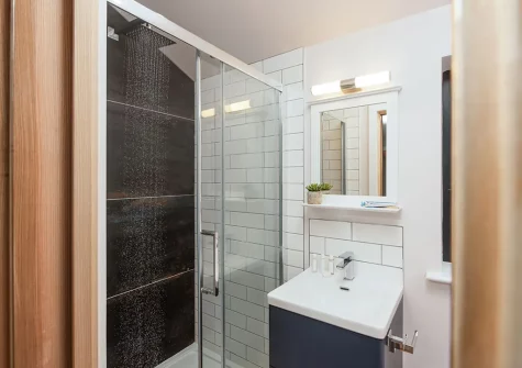 Bedroom #2 en-suite shower room at Beachside, Newquay