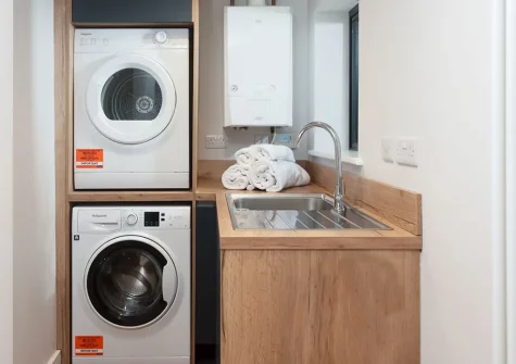 The utility room at Beachside, Newquay