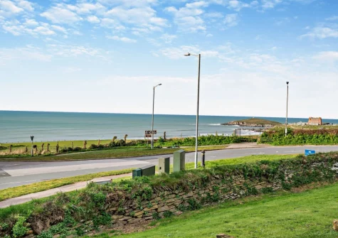 The view from the living room at Beachside, Newquay