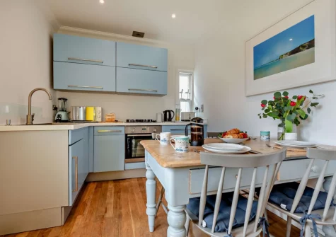 The kitchen & dining area at Beachside, Newquay