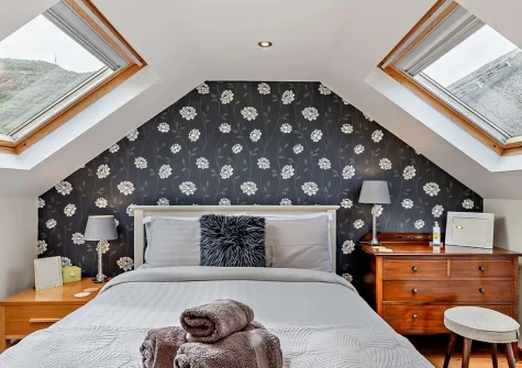 Bedroom #1 at Beachside, Porthtowan
