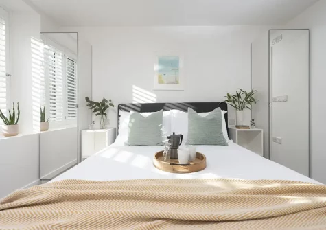 Bedroom #1 at Beachview Apartment 1, Crantock