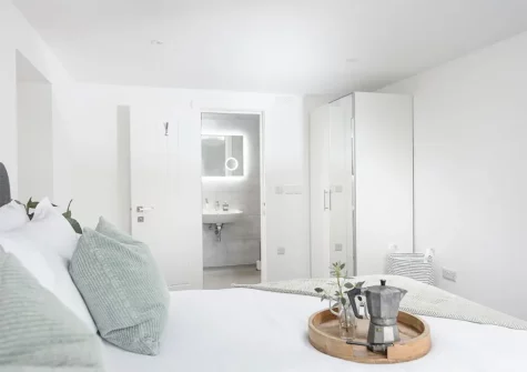Bedroom #1 at Beachview Apartment 5, Crantock