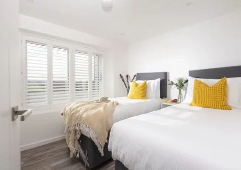 Bedroom #2 at Beachview Apartment 5, Crantock