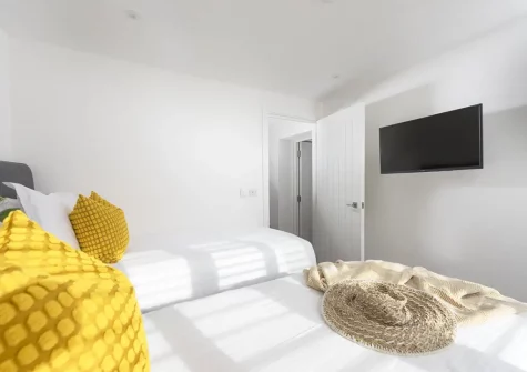 Bedroom #2 at Beachview Apartment 5, Crantock