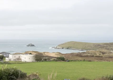 The view from the balcony at Beachview Apartment 5, Crantock