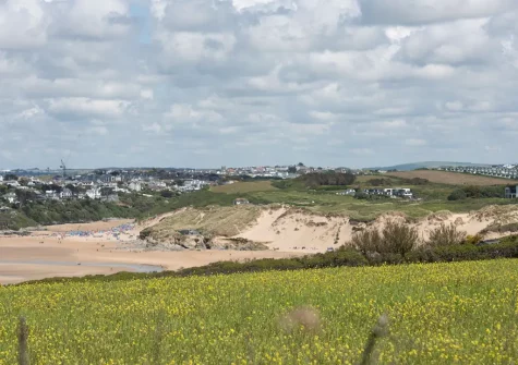 Crantock Beach is an easy walk from Beachview Apartments