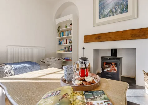 The living area at Beacon Down, Parracombe