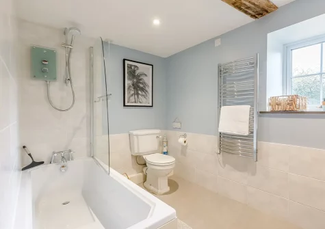 The bathroomn at Beacon Down, Parracombe