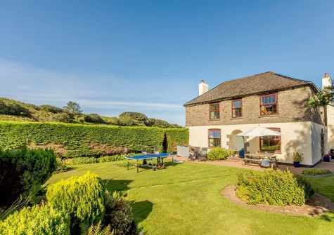The beautfully manicured garden at Beacon Down, Parracombe