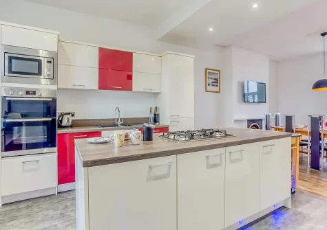 The kitchen at Beacon House, Bideford