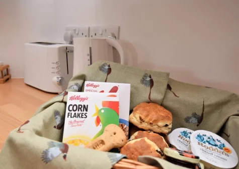 The kitchen at Becks Meadow Lodge, Black Torrington