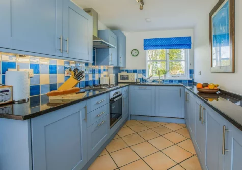 The kitchen at Beech Cottage, Rousdon