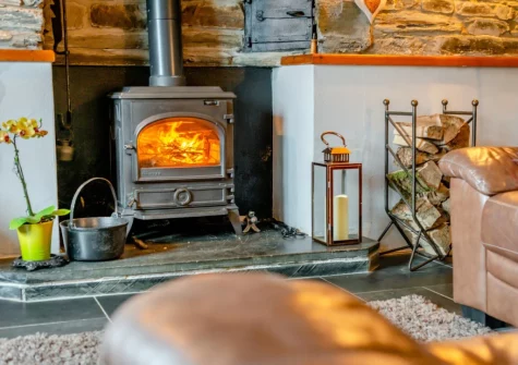 The living area at Beechleigh Cottage, Menheniot