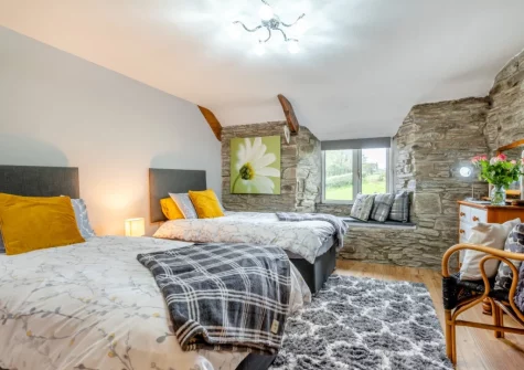 Bedroom #2 at Beechleigh Cottage, Menheniot