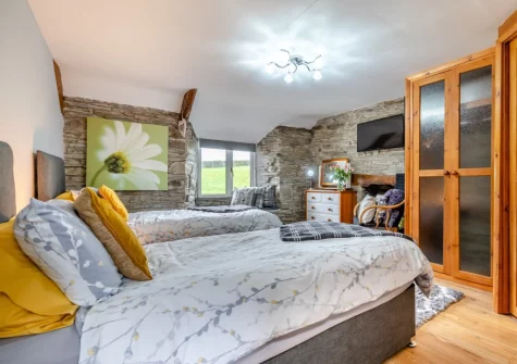 Bedroom #2 at Beechleigh Cottage, Menheniot
