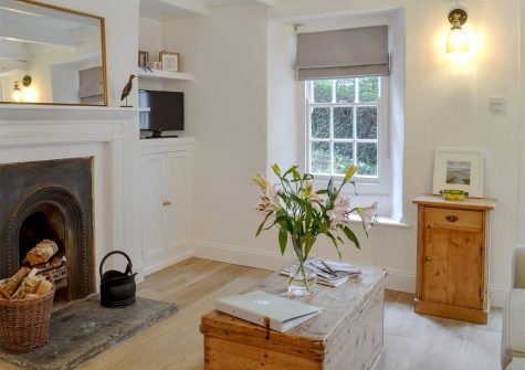 The living area at Beehive Cottage, St Breock