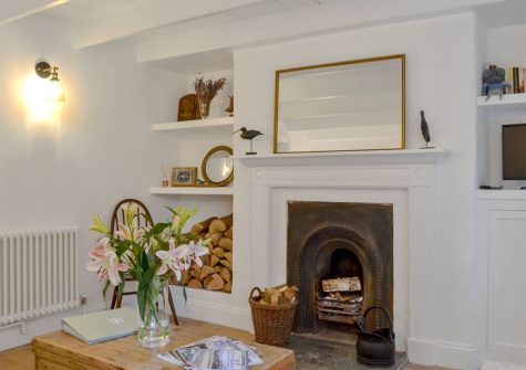 The living area at Beehive Cottage, St Breock