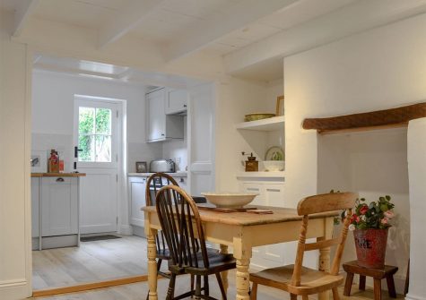 The dining area at Beehive Cottage, St Breock