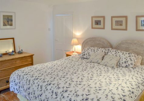 The bedroom at Beehive Cottage, St Breock