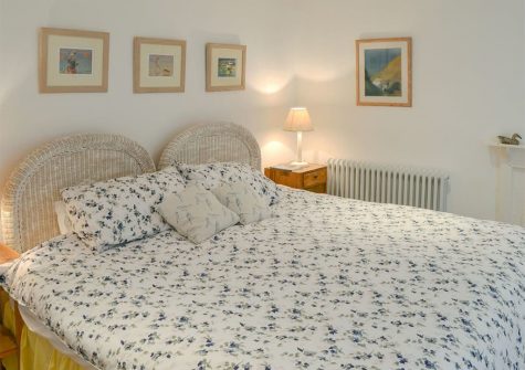 The bedroom at Beehive Cottage, St Breock