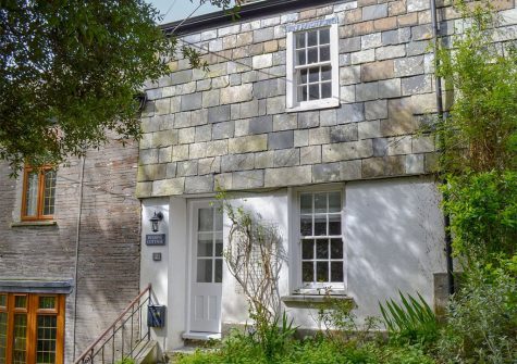 Outside Beehive Cottage, St Breock
