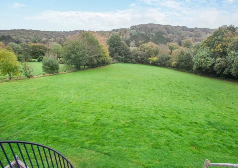 The view from the living area at Bella's Place, Ponsanooth
