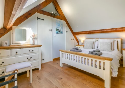 The bedroom at Bella's Place, Ponsanooth