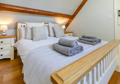 The bedroom at Bella's Place, Ponsanooth