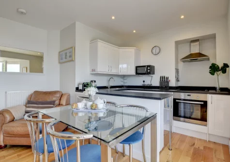 The kitchen & dining area at Belle View, Ilfracombe