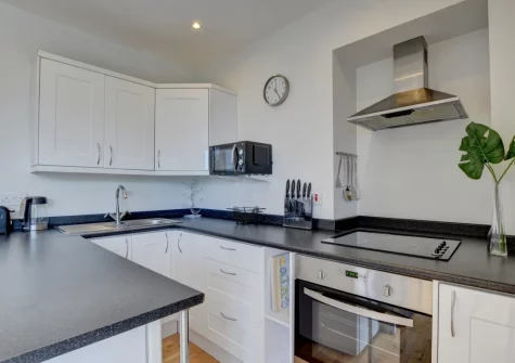 The kitchen at Belle View, Ilfracombe