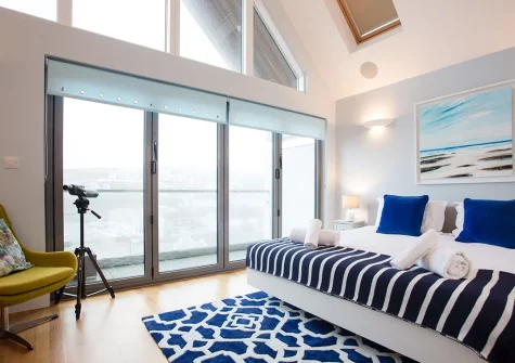 Bedroom #1 at Ben's Beach House, Portreath