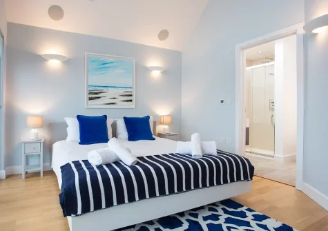 Bedroom #1 at Ben's Beach House, Portreath