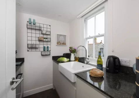The kitchen at Berakah, Mousehole